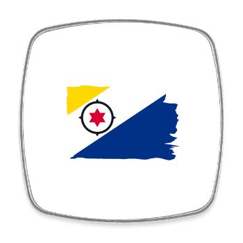 Bonaire - Kralendijk - Karibik - Dutch Caribbean - Viereckiger Kühlschrankmagnet - Weiß - Vorne