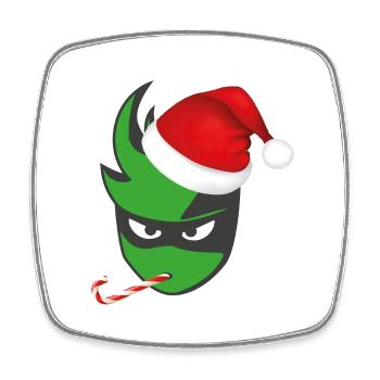 MOZZI® Weihnachten - Viereckiger Kühlschrankmagnet - Weiß - Vorne