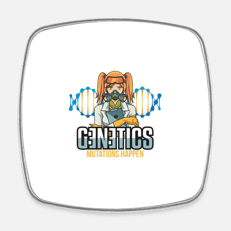 Bio engineer - Square fridge magnet - white
