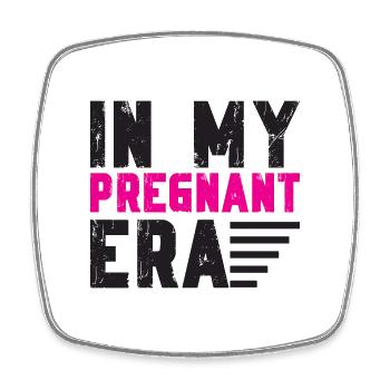 Pregnancy Pregnant Baby Family Women - Square fridge magnet - white - Front
