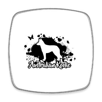 Australian Koolie Hunde Hunderasse Wilsigns - Viereckiger Kühlschrankmagnet - Weiß - Vorne