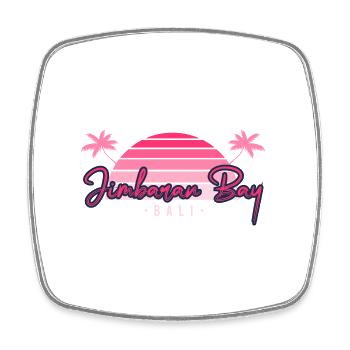 Jimbaran Bay Bali - Viereckiger Kühlschrankmagnet - Weiß - Vorne
