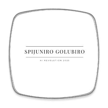 Spijuniro Golubiro - Magnet carré - blanc - Devant