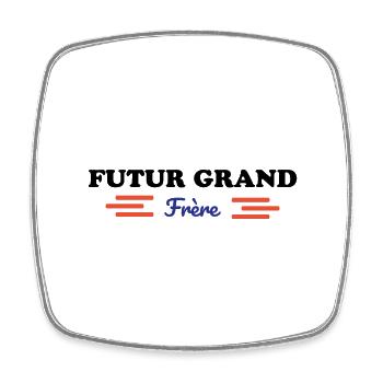 Future big brother - future big brother announcement - Square fridge magnet - white - Front
