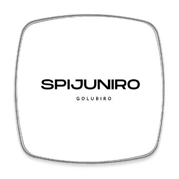 Spijuniro Golubiro - Viereckiger Kühlschrankmagnet - Weiß - Vorne