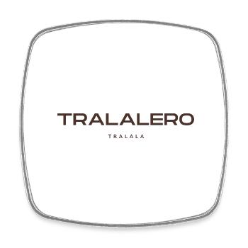 Tralalero Tralala - Magnet carré - blanc - Devant