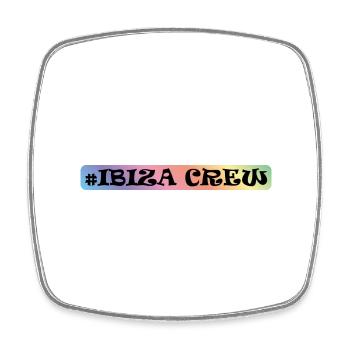 Ibiza Crew - Square fridge magnet - white - Front