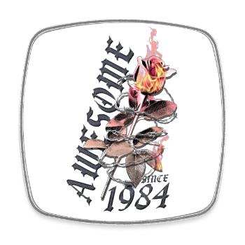 Großartig seit 1984 - Viereckiger Kühlschrankmagnet - Weiß - Vorne