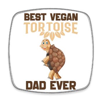 Tortoises - Square fridge magnet - white - Front