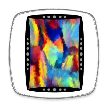 Do The Right Thing - Square fridge magnet - white - Front