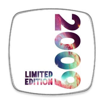 2009 Edition Limitée 2009 Vintage Anniversaire - Magnet carré - blanc - Devant