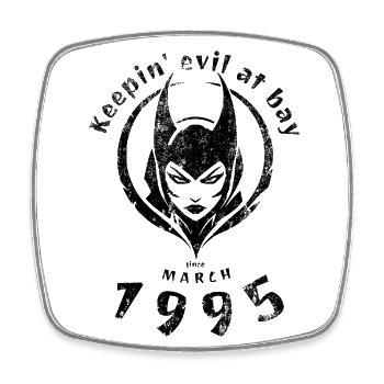 30. Geburtstag Keepin evil at bay since 03/1995 - Viereckiger Kühlschrankmagnet - Weiß - Vorne