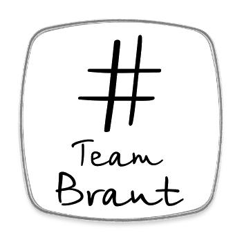 #Team bride bachelor party girlfriend crew - Square fridge magnet - white - Front