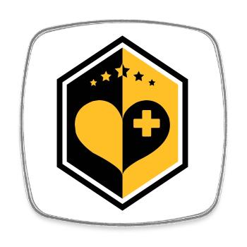 Cardiologist Kardiologe Cardiologue Doctor - Square fridge magnet - white - Front