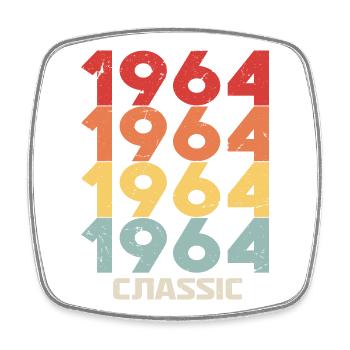 1964 Jubilee in classic vintage style 1964 - Square fridge magnet - white - Front