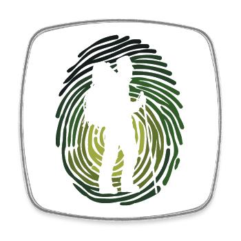 Naturerlebnis Wandern Statement Wanderer Klettern - Viereckiger Kühlschrankmagnet - Weiß - Vorne