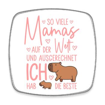 So viele Mamas Beste Mama Baby Muttertag Geschenk - Viereckiger Kühlschrankmagnet - Weiß - Vorne
