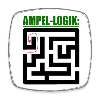 Witze Grüne Die Grünen Habeck Baerbock Ampel Öko - Viereckiger Kühlschrankmagnet - Weiß - Vorne
