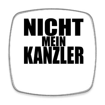Ampel Regierung Scholz Baerbock Habeck Grüne SPD - Viereckiger Kühlschrankmagnet - Weiß - Vorne
