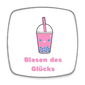 Blasen des Glücks - Viereckiger Kühlschrankmagnet - Weiß - Vorne