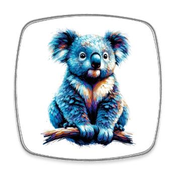 Koala - Square fridge magnet - white - Front
