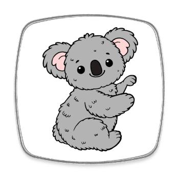Koala Koala Bear - Square fridge magnet - white - Front