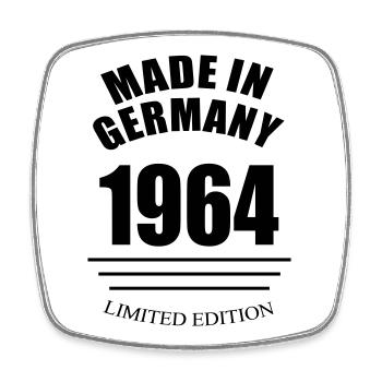 Made in Germany 1964 limited edition - Viereckiger Kühlschrankmagnet - Weiß - Vorne