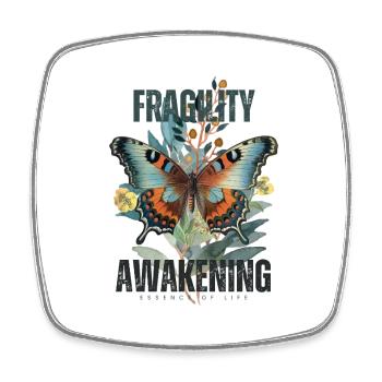 Soul wake - Square fridge magnet - white - Front
