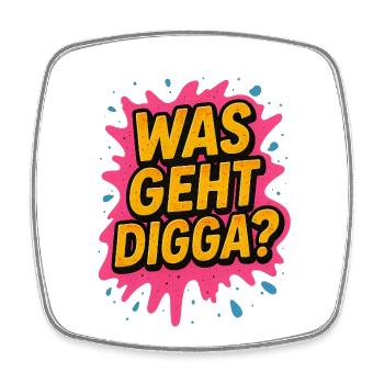 Que se passe-t-il Digga Youth Language - Magnet carré - blanc - Devant