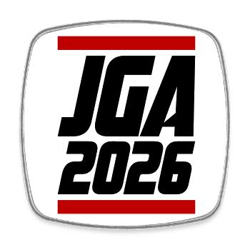 JGA 2026 - Magnet carré - blanc - Devant