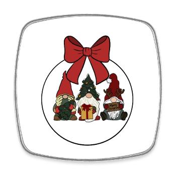 Brownie - Square fridge magnet - white - Front
