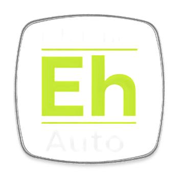 E-Auto Lustige Sprüche zur E-Mobilität Elektroauto - Viereckiger Kühlschrankmagnet - Weiß - Vorne