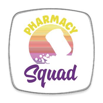 Pharmacist Pharmaceutical Technical - Square fridge magnet - white - Front