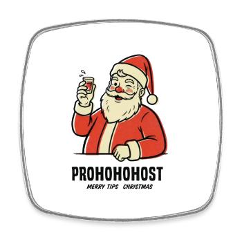 Prohohohost - Square fridge magnet - white - Front