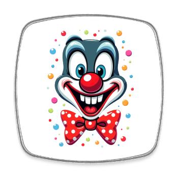 Carnival Clown Costume Carnival Carnival - Square fridge magnet - white - Front