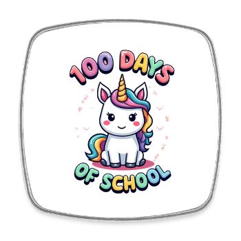 100th Day Of School 100 Day Of School Kids - Square fridge magnet - white - Front
