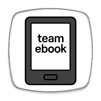 À quelle équipe appartiens-tu ? - Équipe eBook-Reader - Magnet carré - blanc - Devant