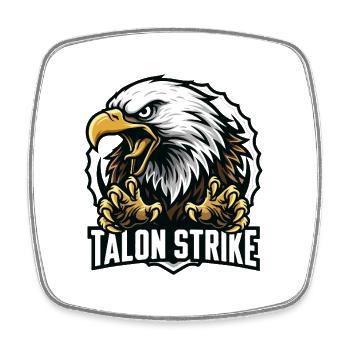 Talon Strike Eagle Attack Strength - Square fridge magnet - white - Front
