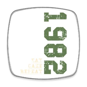 1982 Birthday 1982 Born 1982 Birthday - Square fridge magnet - white - Front