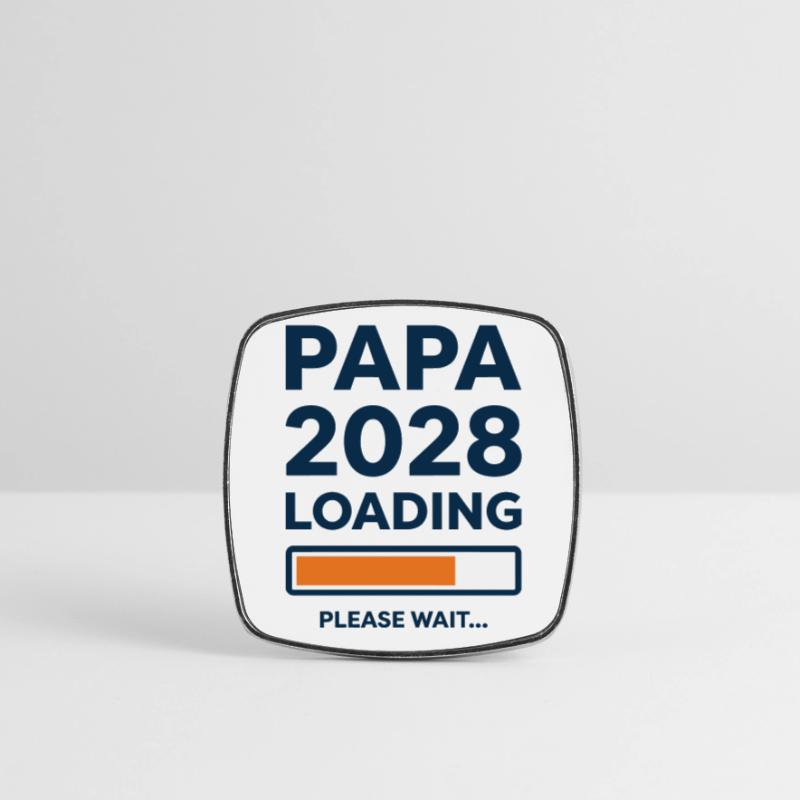 Dad 2028 Loading Square fridge magnet