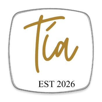 tía est 2026 - Square fridge magnet - white - Front