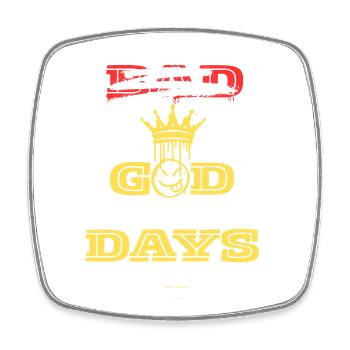 God Days - Square fridge magnet - white - Front