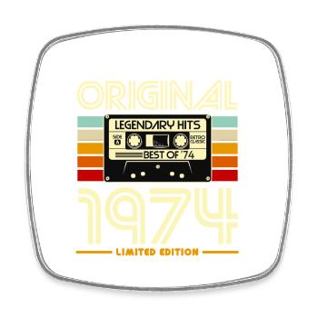 Original 1974 Limited Edition Cassette - Magnet carré - blanc - Devant