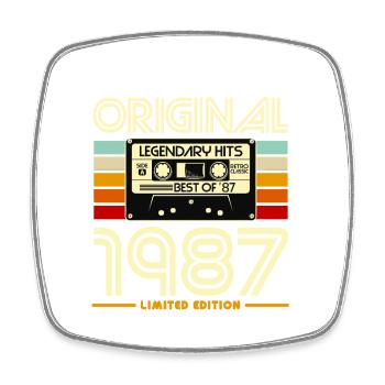 Original 1987 Limited Edition - Magnet carré - blanc - Devant