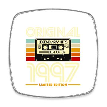 Original 1997 Retro Heritage - Square fridge magnet - white - Front