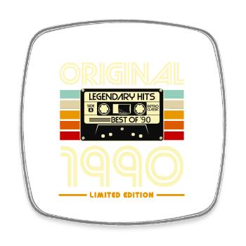 Original 1990 Retro Cassette Limited - Magnet carré - blanc - Devant