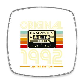 Original 1992 Legendary Cassette - Square fridge magnet - white - Front