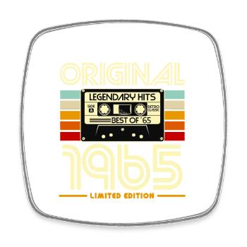 Originale limitierte Edition von 1965 - Viereckiger Kühlschrankmagnet - Weiß - Vorne