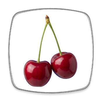 Cherry Cherry Shirt, hoodie, bag, mug - Square fridge magnet - white - Front