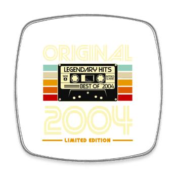 Original 2004 Limited Cassette - Square fridge magnet - white - Front